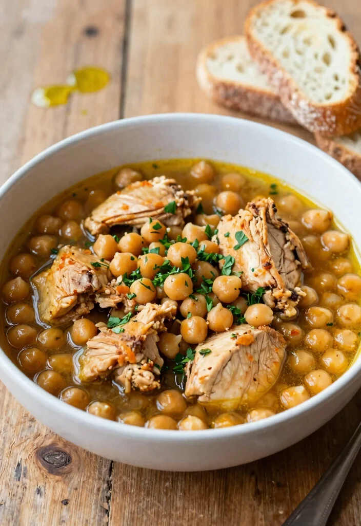 18 Easy Mediterranean Chicken Recipes Ready Fast - 14. Mediterranean Chicken and Chickpea Stew 1