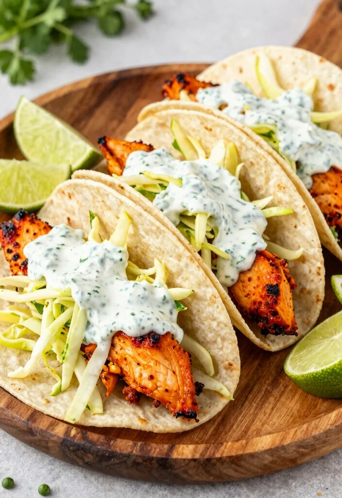 18 Easy Mediterranean Chicken Recipes Ready Fast - 6. Spicy Mediterranean Chicken Tacos 1