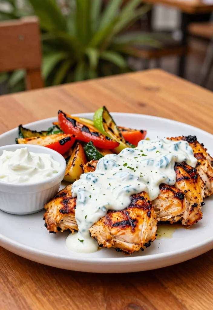 18 Easy Mediterranean Diet Meal Plan Recipes for a Healthy Week - 11. Grilled Chicken with Tzatziki Sauce 1