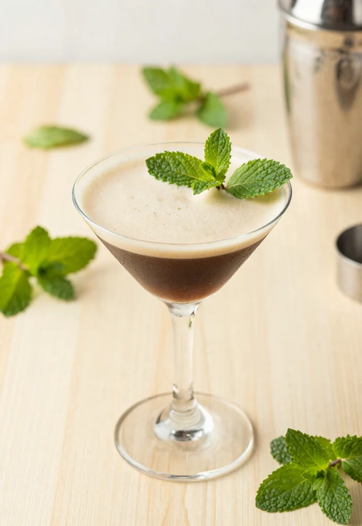 18 Espresso Martini Cocktail Recipes for Coffee Lovers - 9. Mint Espresso Martini 1