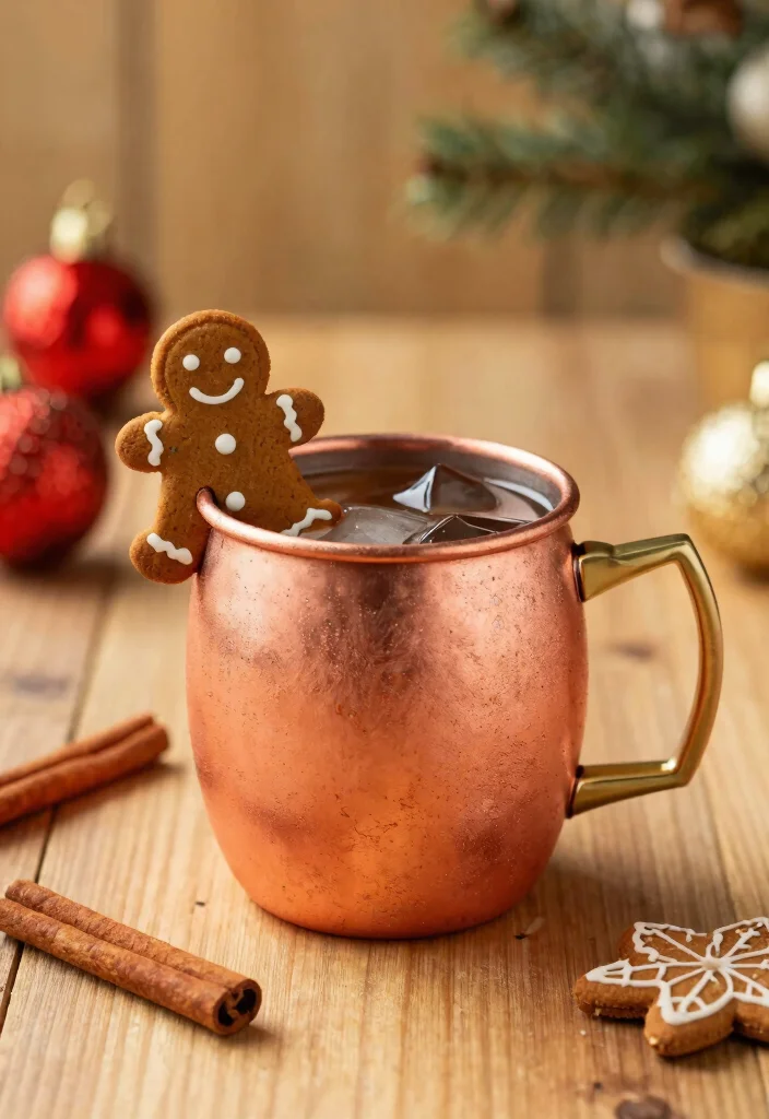 18 Fall Gin Cocktail Recipes with Seasonal Ingredients - 11. Gingerbread Gin Mule 1