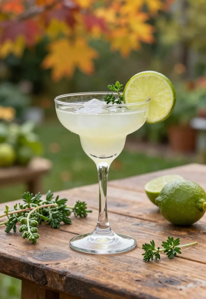 18 Fall Gin Cocktail Recipes with Seasonal Ingredients - 2. Autumn Garden Gimlet 1