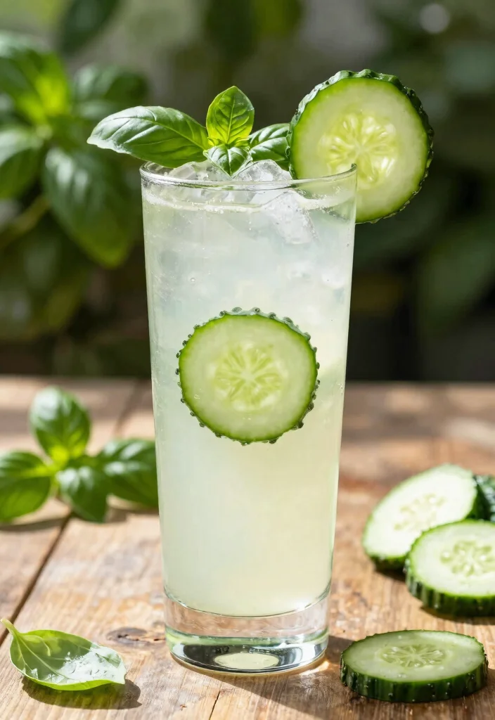 18 Gin Basil Smash Cocktail Recipes Fresh & Herbal - 2. Gin Basil Smash with Cucumber 1