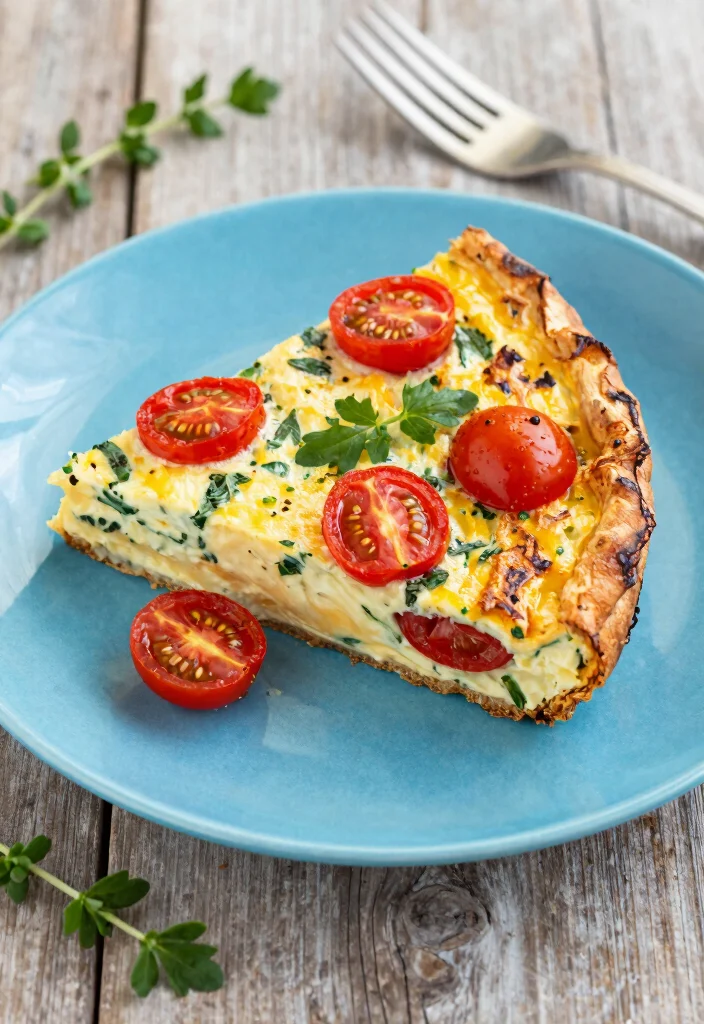 18 Healthy Mediterranean Breakfast Recipes - 14. Herb and Tomato Frittata 1