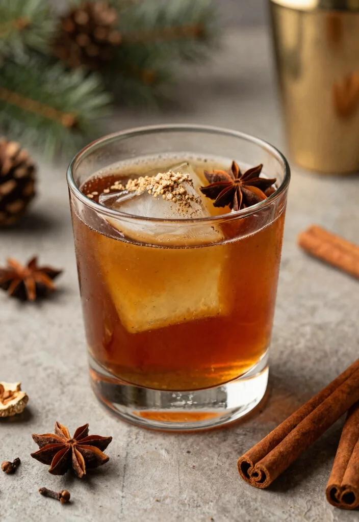 18 Holiday Old Fashioned Cocktail Recipes for Festive Nights - 12. Holiday Spice Old Fashioned 1