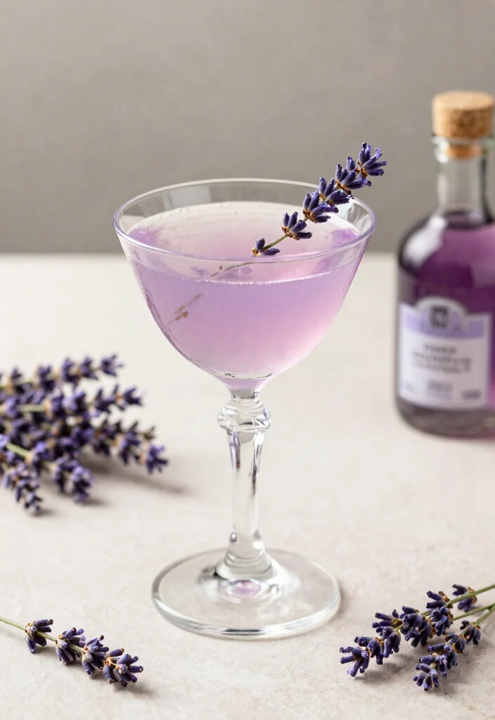 18 Holiday Old Fashioned Cocktail Recipes for Festive Nights - 16. Lavender Old Fashioned 1