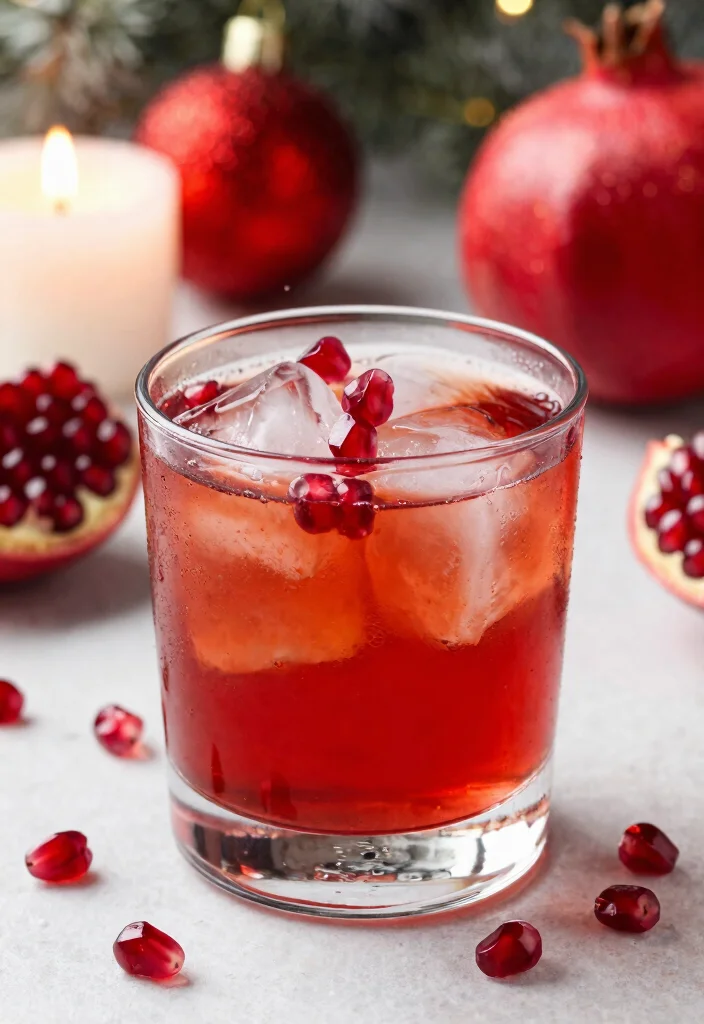 18 Holiday Old Fashioned Cocktail Recipes for Festive Nights - 5. Pomegranate Old Fashioned 1