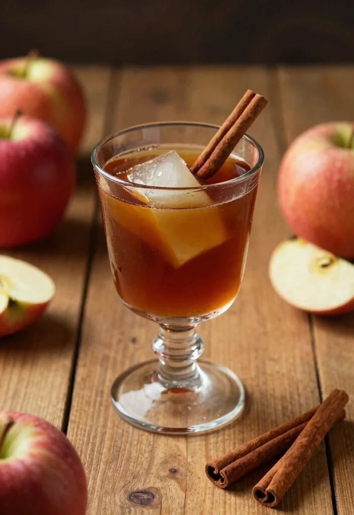 18 Holiday Old Fashioned Cocktail Recipes for Festive Nights - 9. Apple Cinnamon Old Fashioned 1