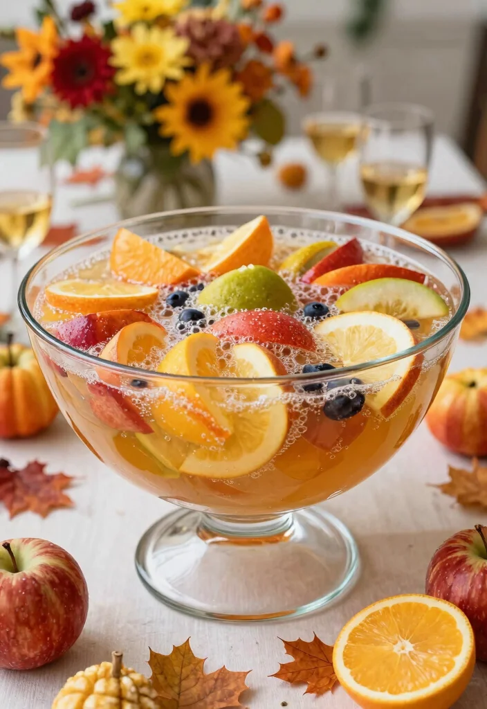 18 Hot Apple Cider Cocktail Recipes to Warm Cozy Nights - 12. Autumn Harvest Cider Punch 1