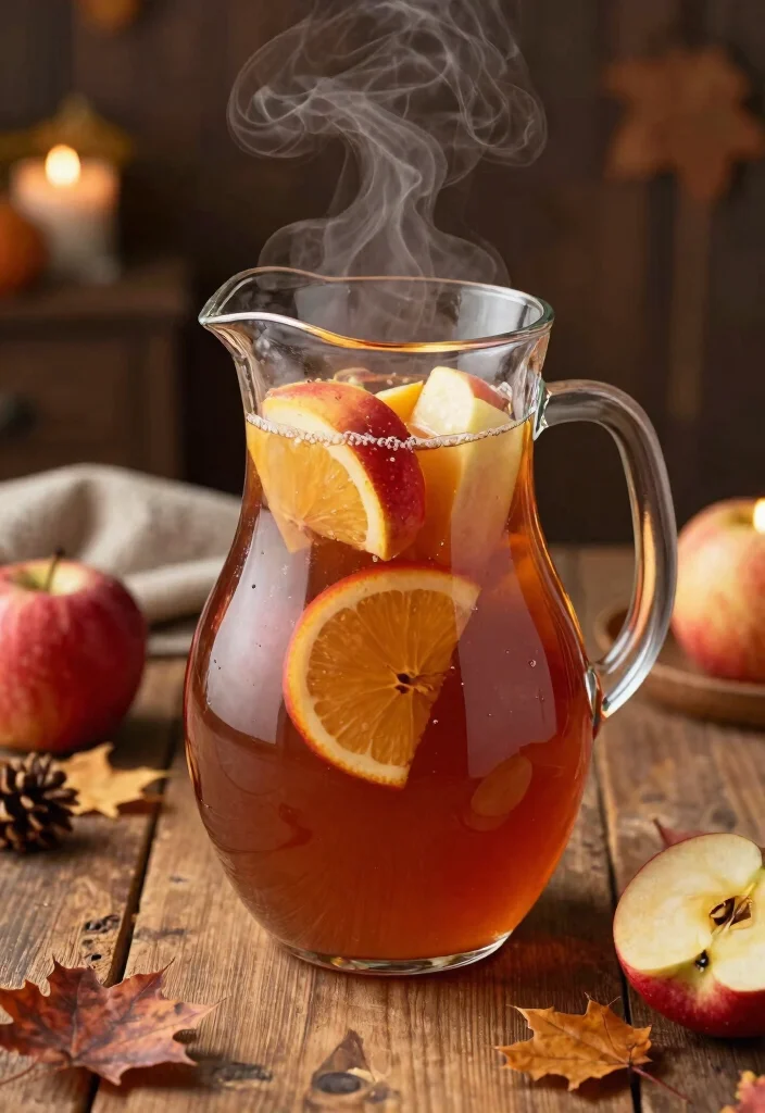 18 Hot Apple Cider Cocktail Recipes to Warm Cozy Nights - 16. Hot Apple Cider Sangria 1