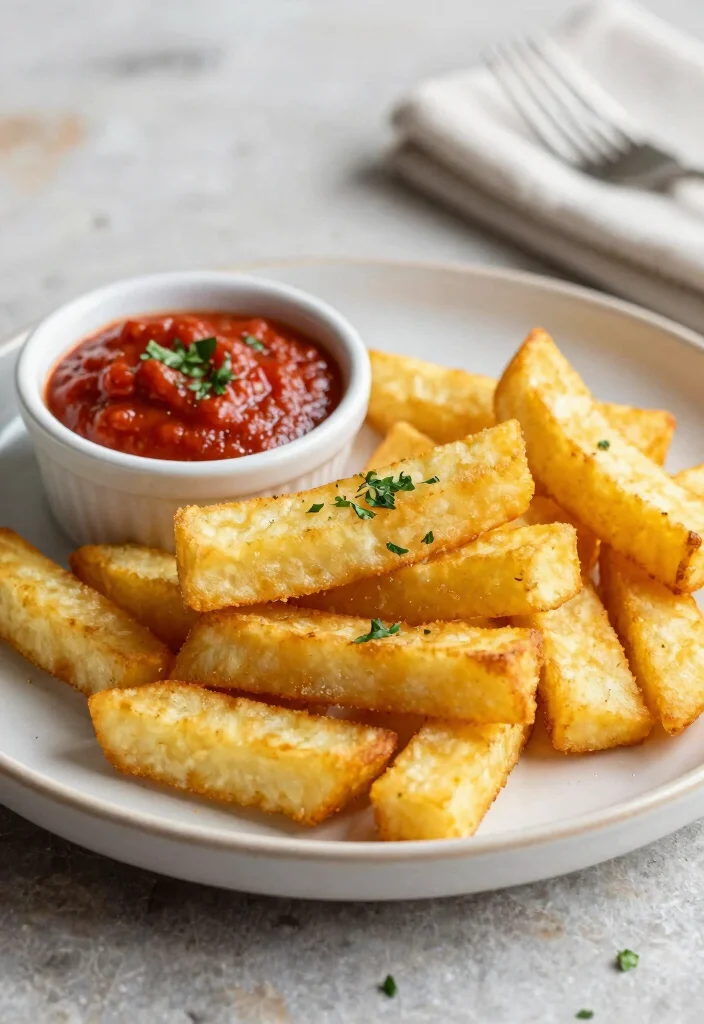 18 Mediterranean Air Fryer Recipes Crispy and Healthy - 17. Air Fryer Crispy Polenta Fries 1
