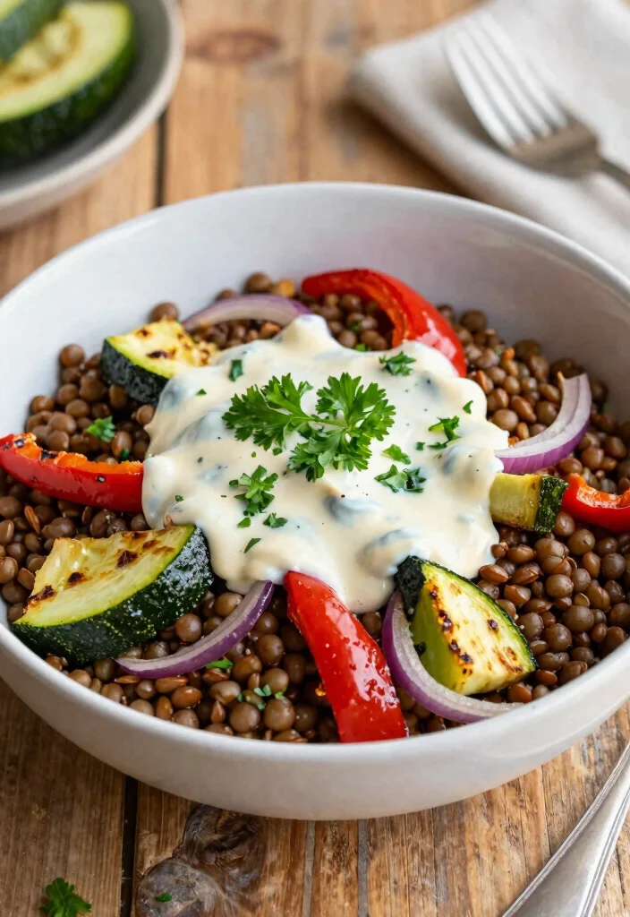 18 Mediterranean Bowl Recipes for Healthy Meal Prep - 2. Mediterranean Lentil Bowl 1