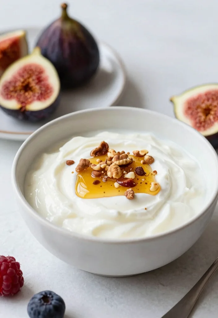 18 Mediterranean Breakfast Ideas That Are Healthy - 1. Traditional Greek Yogurt with Honey and Nuts 1