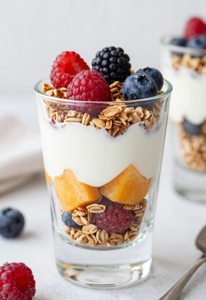 18 Mediterranean Breakfast Ideas That Are Healthy - 18. Fruit and Yogurt Parfait 1