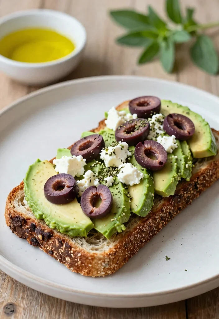 18 Mediterranean Breakfast Ideas That Are Healthy - 2. Mediterranean Avocado Toast 1