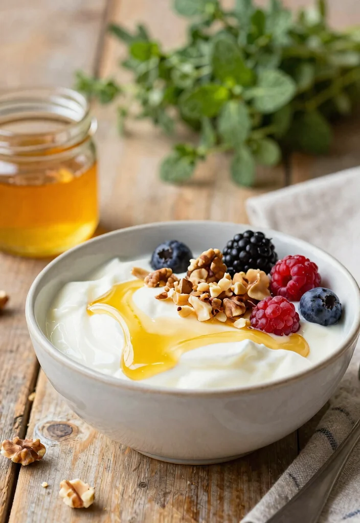 18 Mediterranean Breakfast Recipes You’ll Love - 1. Greek Yogurt Bowl with Honey and Nuts 1