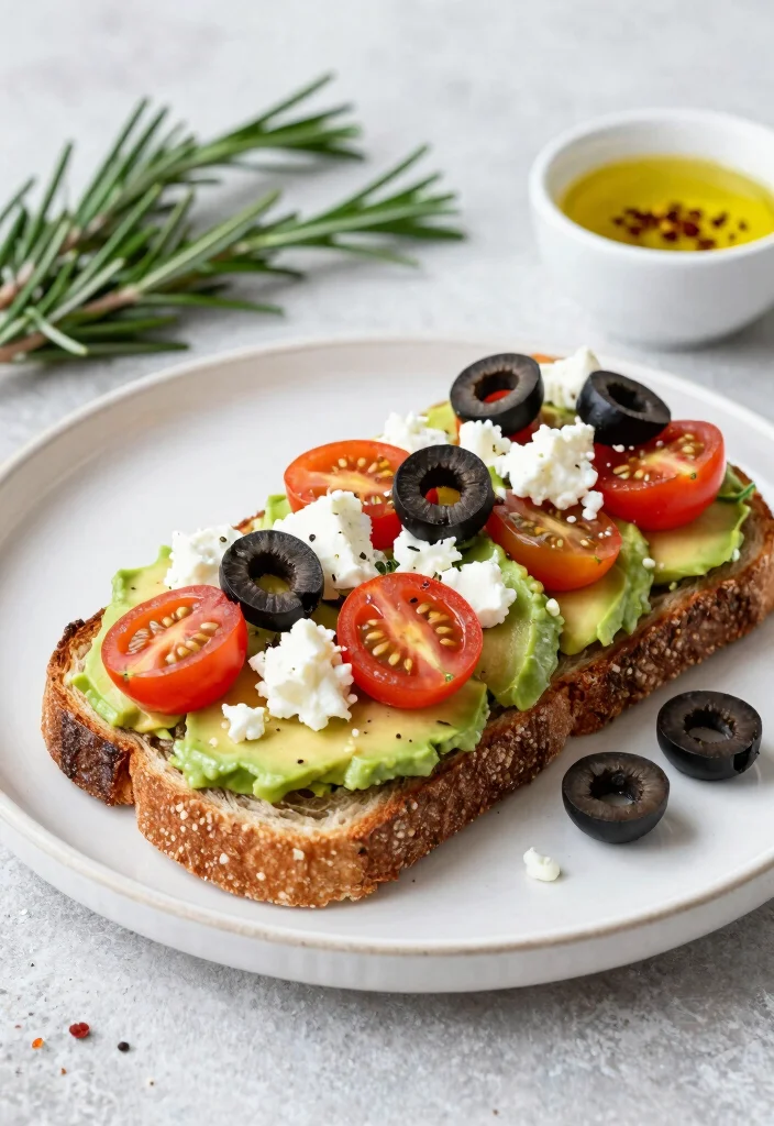 18 Mediterranean Breakfast Recipes You’ll Love - 2. Mediterranean Avocado Toast 1