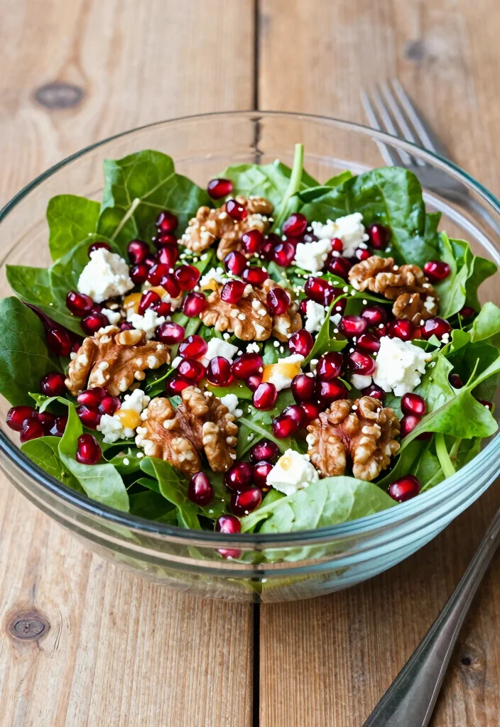 18 Mediterranean Diet Lunch Meal Prep Recipes - 13. Pomegranate and Walnut Salad 1