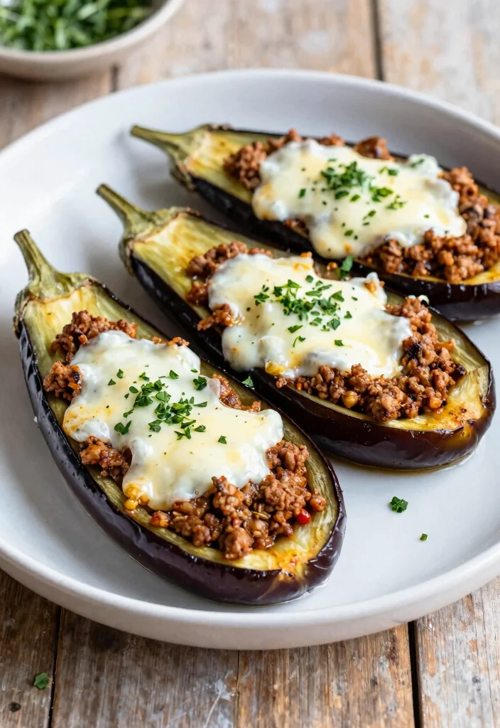 18 Mediterranean Diet Lunch Meal Prep Recipes - 17. Mediterranean Stuffed Eggplant 1