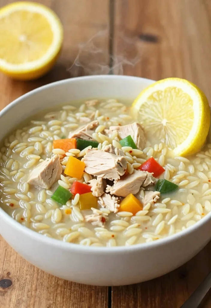 18 Mediterranean Diet Lunch Meal Prep Recipes - 18. Lemon Chicken Orzo Soup 1