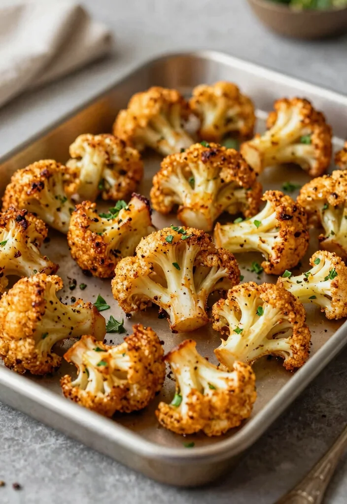 18 Mediterranean Diet Side Dishes That Go With Any Meal - 15. Spicy Roasted Cauliflower 1