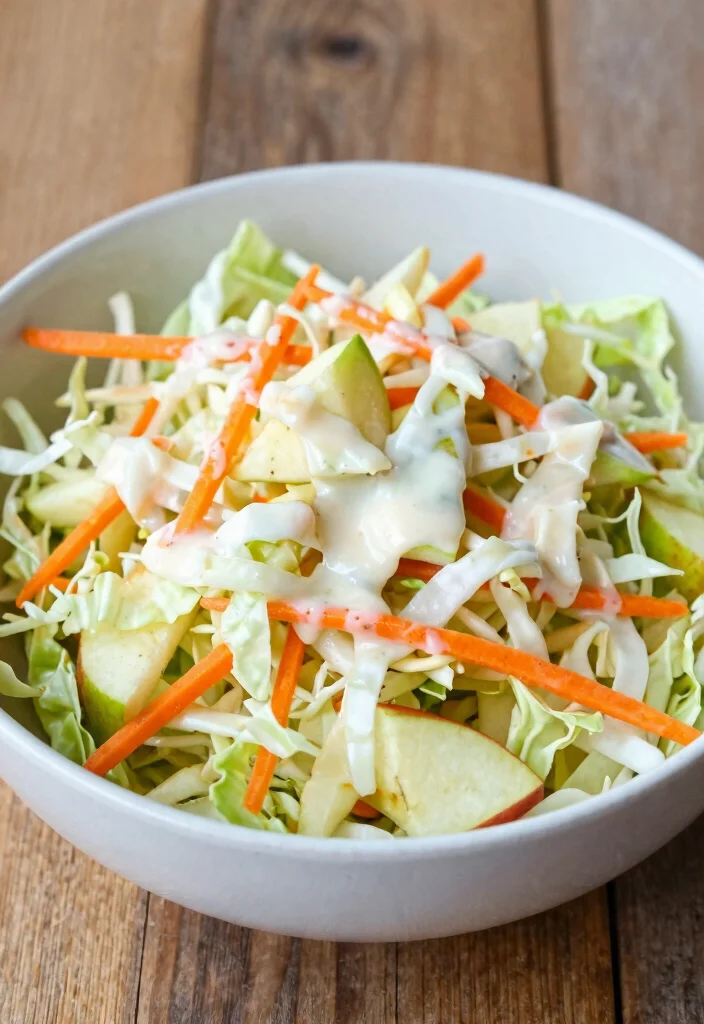 18 Mediterranean Diet Side Dishes That Go With Any Meal - 17. Cabbage Slaw with Apple and Carrot 1