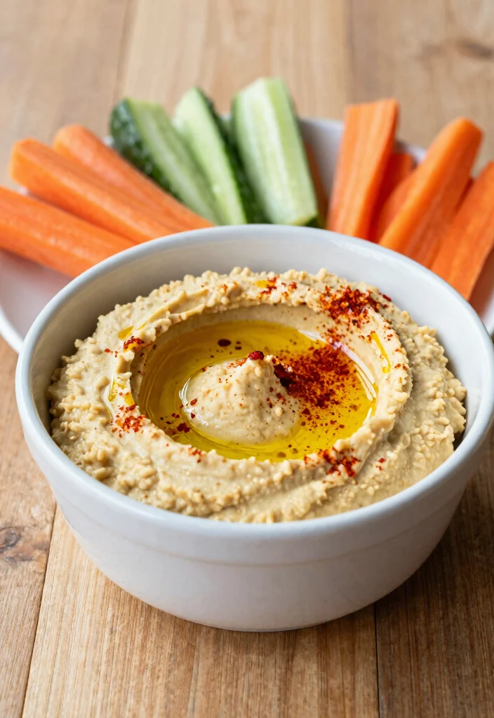 18 Mediterranean Diet Side Dishes That Go With Any Meal - 2. Roasted Red Pepper Hummus 1