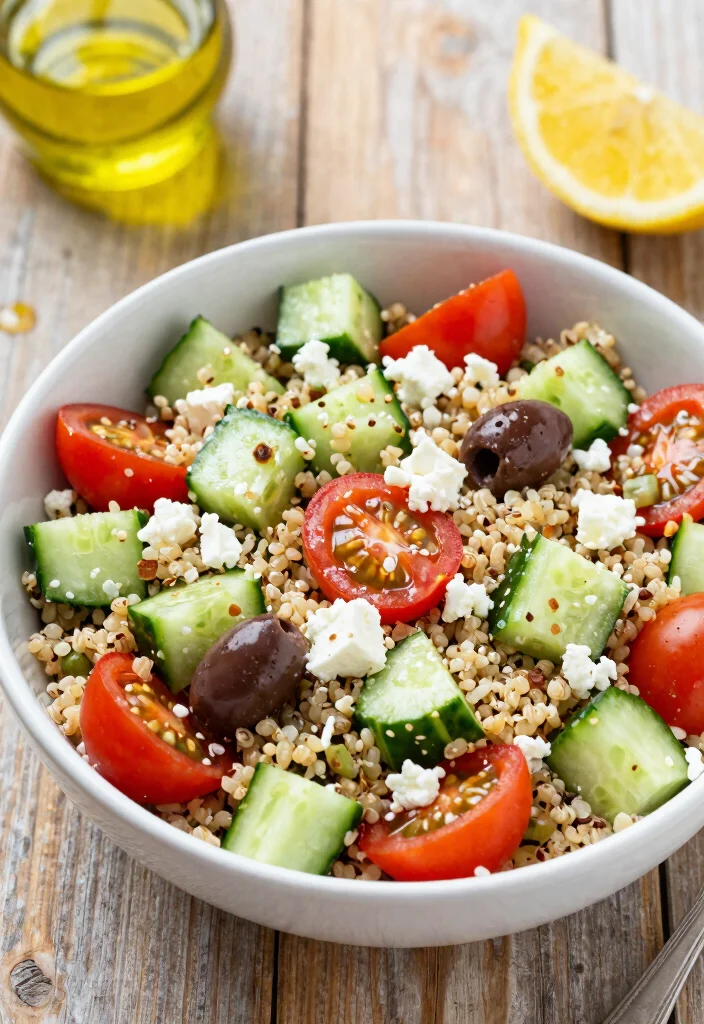 18 Mediterranean Diet Side Dishes That Go With Any Meal - 6. Mediterranean Quinoa Salad 1