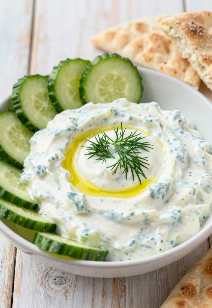 18 Mediterranean Diet Side Dishes That Go With Any Meal - 9. Greek Tzatziki Sauce 1