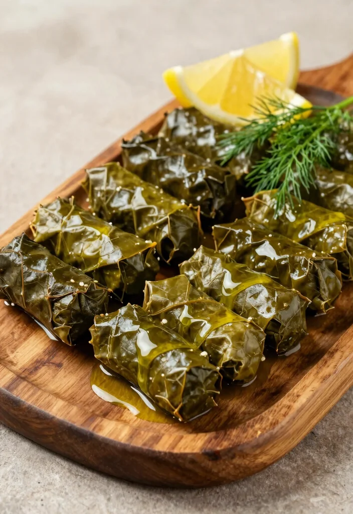 18 Mediterranean Diet Snack Recipes for Healthy Cravings - 6. Stuffed Grape Leaves 1