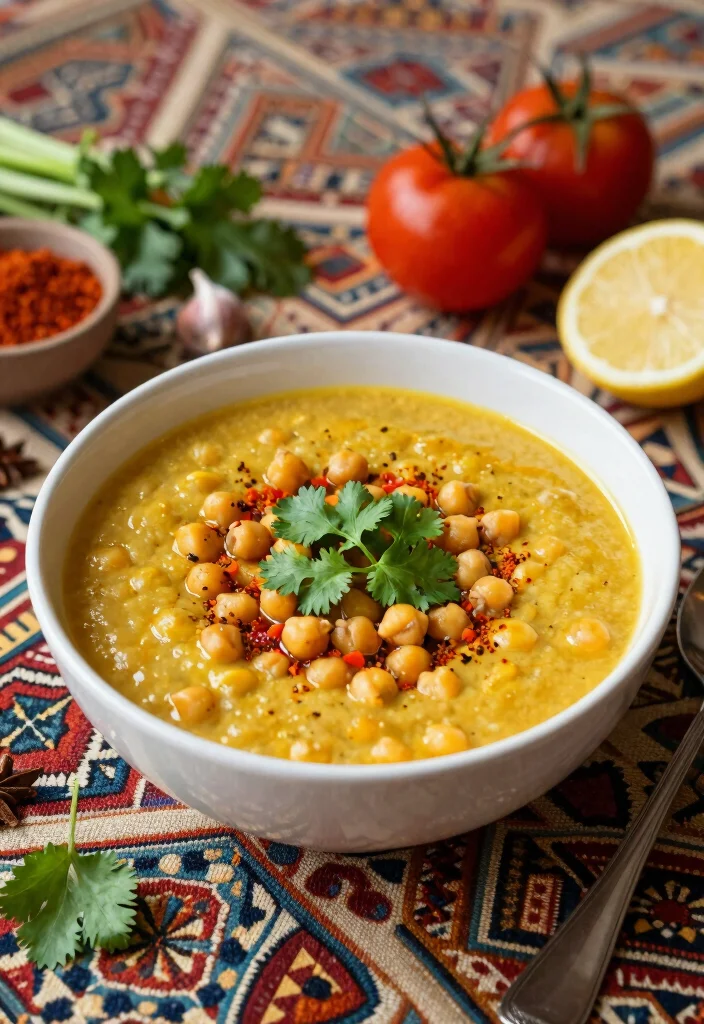 18 Mediterranean Diet Soup Recipes Comforting and Healthy - 7. Moroccan Chickpea Soup 1