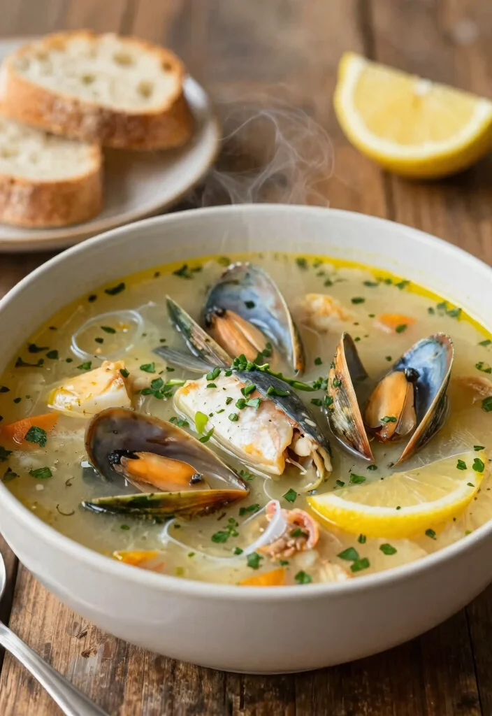 18 Mediterranean Diet Soup Recipes Comforting and Healthy - 9. Mediterranean Fish Soup 1