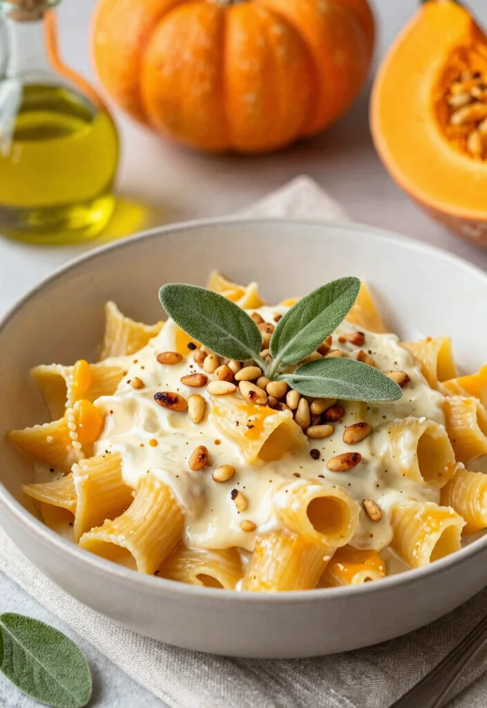 18 Mediterranean Pasta Dishes Packed With Flavor - 18. Pumpkin and Sage Pasta 1