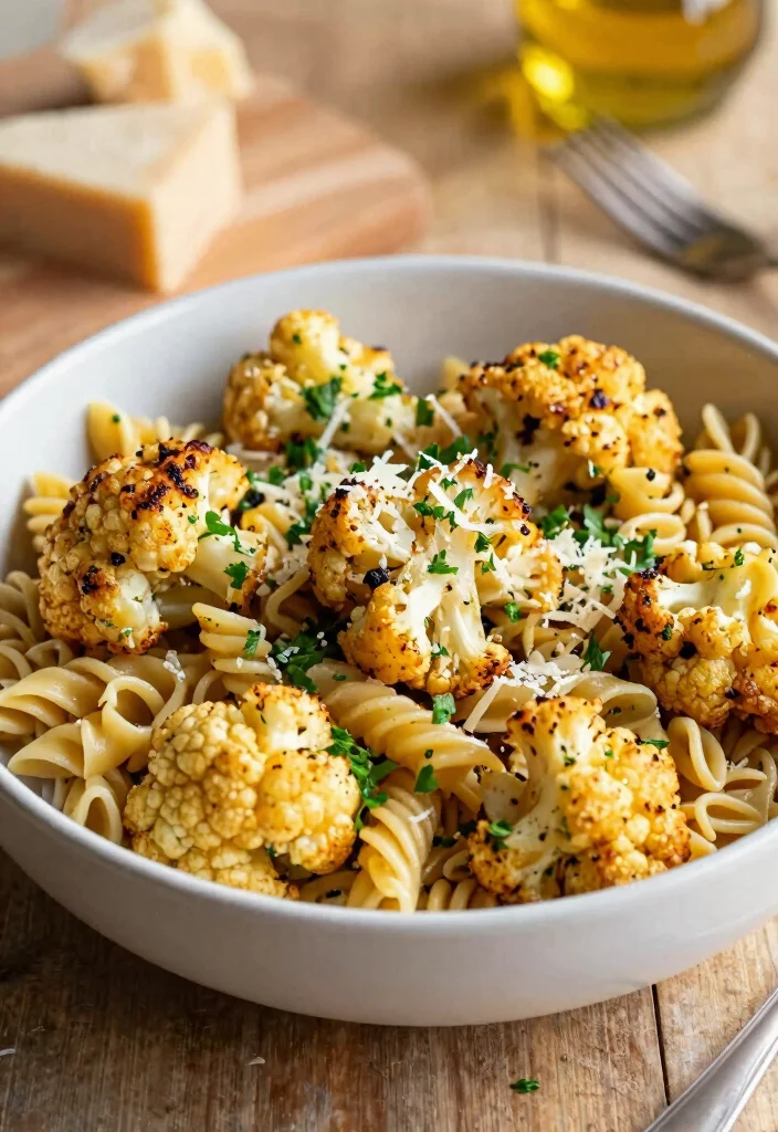 18 Mediterranean Pasta Salad Recipes for Healthy Meals - 8. Roasted Cauliflower and Pasta Salad 1