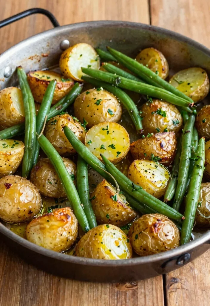 18 Mediterranean Sheet Pan Recipes for Busy Nights - 12. Mediterranean Potato & Green Bean Bake 1