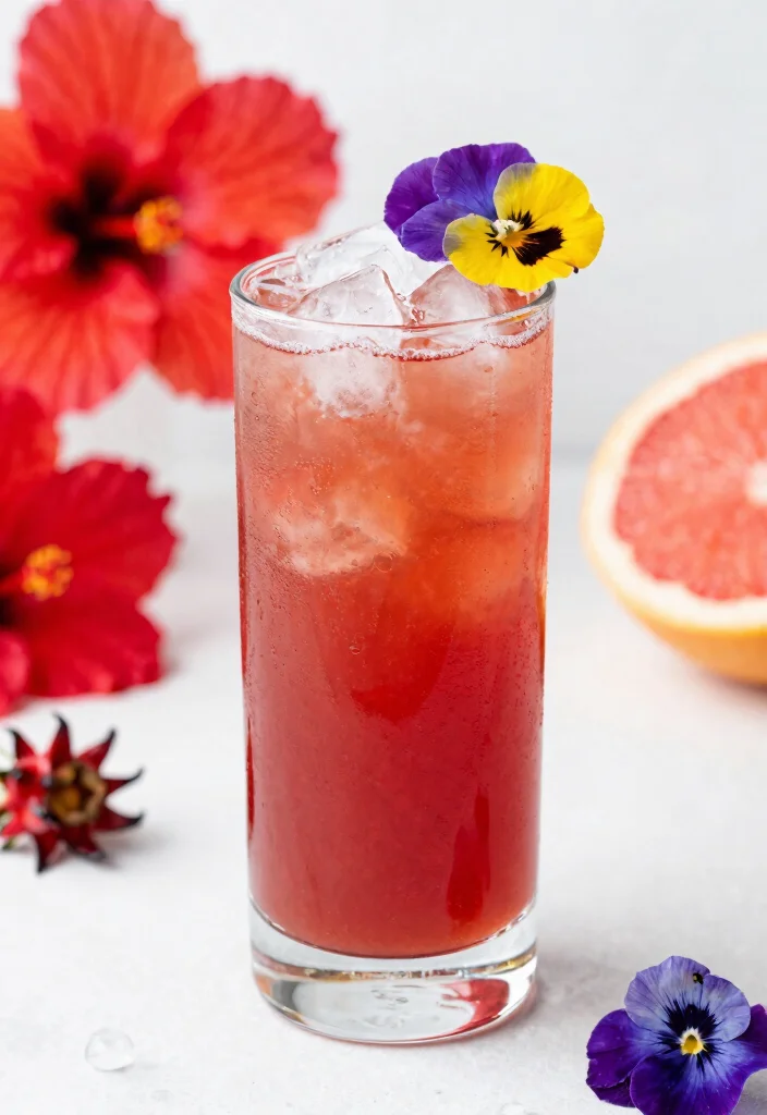 18 Mezcal Paloma Cocktail Recipes with Smoky Flavor - 7. Hibiscus Mezcal Paloma 1