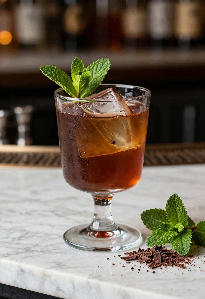 18 Old Fashioned Recipes Cocktail for a Crowd - 11. Chocolate Mint Old Fashioned 1