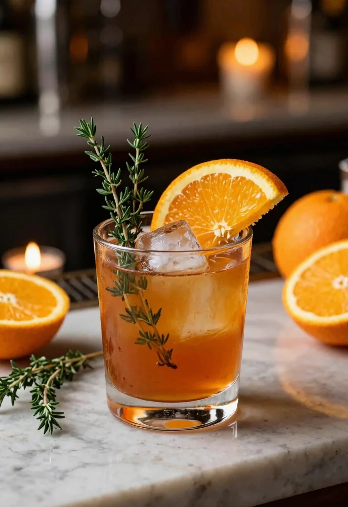 18 Old Fashioned Recipes Cocktail for a Crowd - 18. Orange Thyme Old Fashioned 1