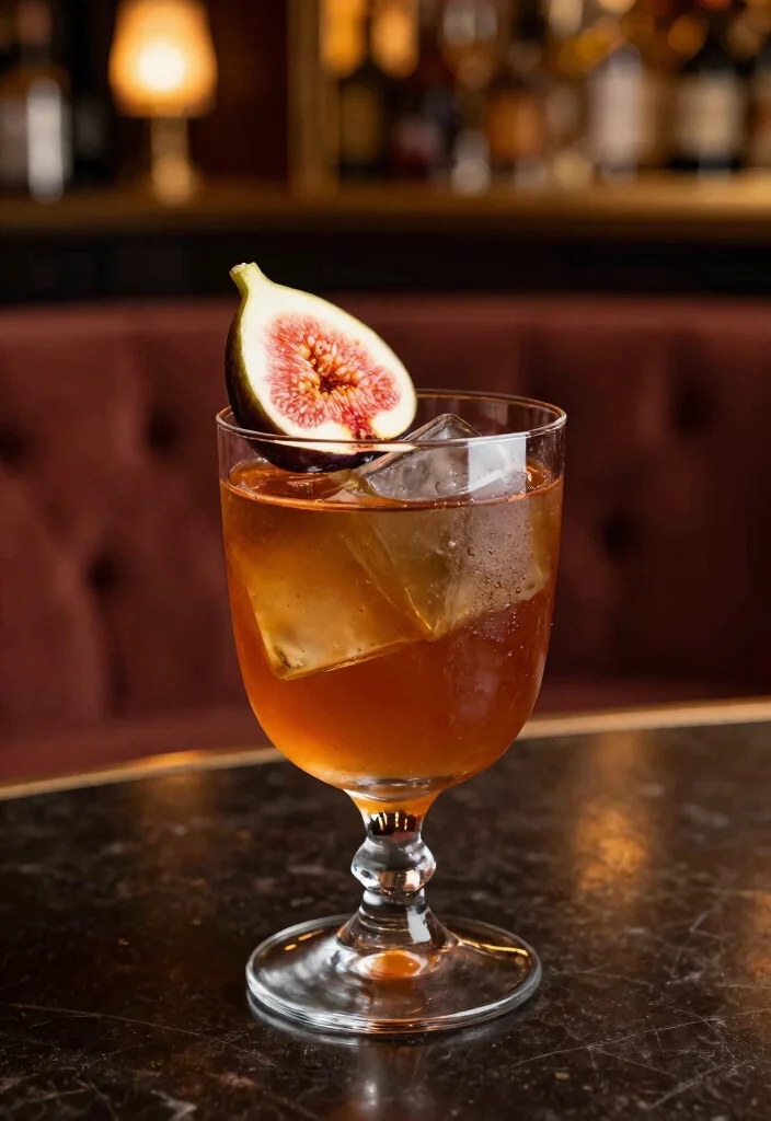 18 Old Fashioned Whiskey Cocktail Recipes with Rich Flavor - 15. Fig Old Fashioned 1