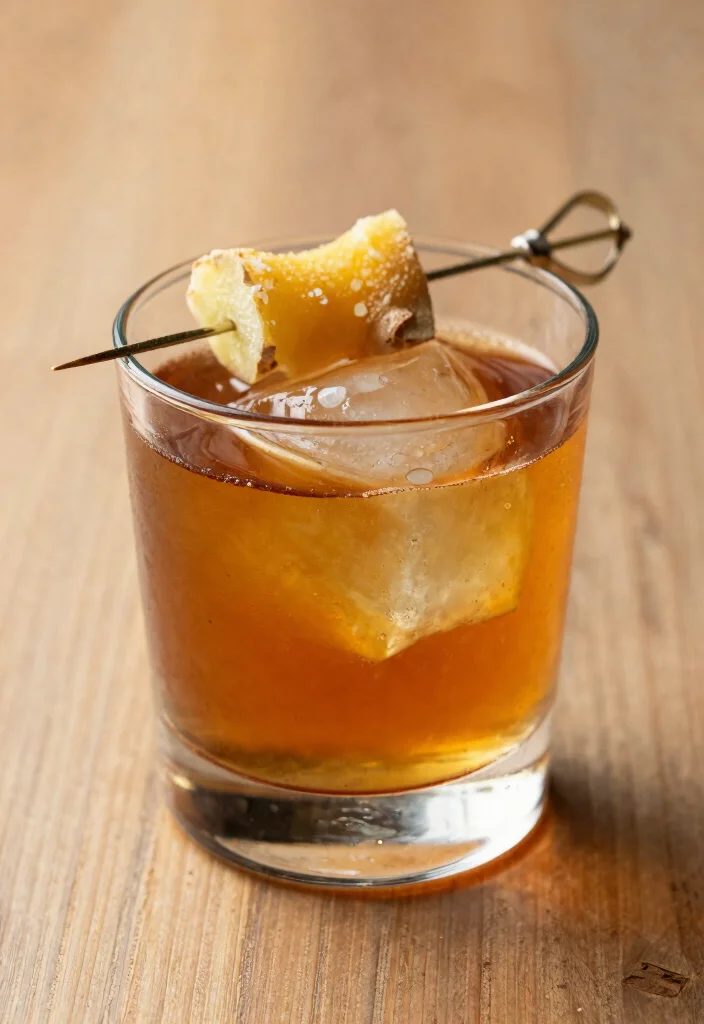 18 Old Fashioned Whiskey Cocktail Recipes with Rich Flavor - 6. Ginger Old Fashioned 1