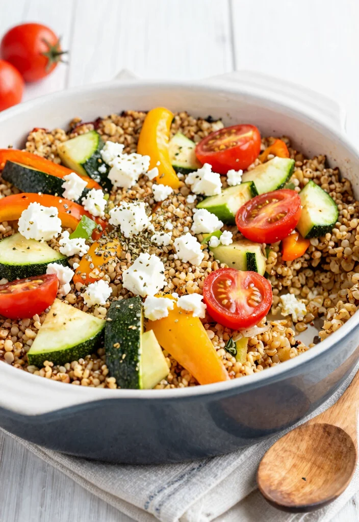 18 One-Pan Mediterranean Recipes for Easy Cleanup - 1. Mediterranean Quinoa Bake 1
