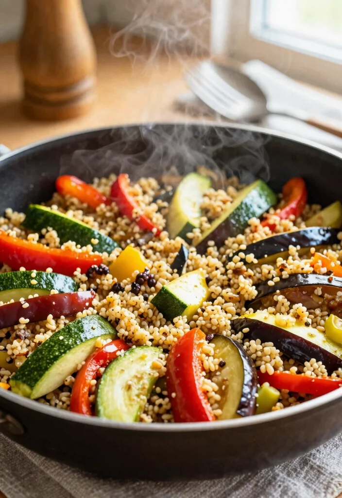 18 One-Pan Mediterranean Recipes for Easy Cleanup - 14. One-Pan Ratatouille and Quinoa 1