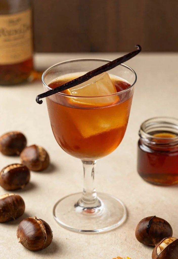 18 Perfect Old Fashioned Cocktail Recipes to Master - 18. Vanilla Chestnut Old Fashioned 1
