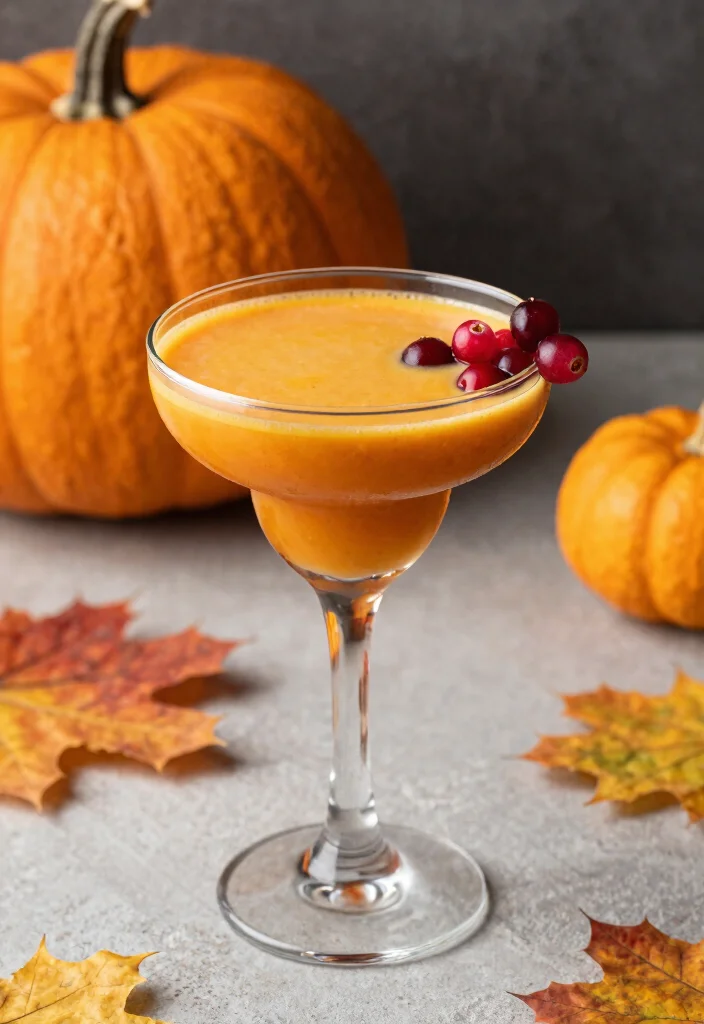 18 Pumpkin Old Fashioned Cocktail Recipes for Autumn - 18. Pumpkin Old Fashioned with a Splash of Cranberry 1