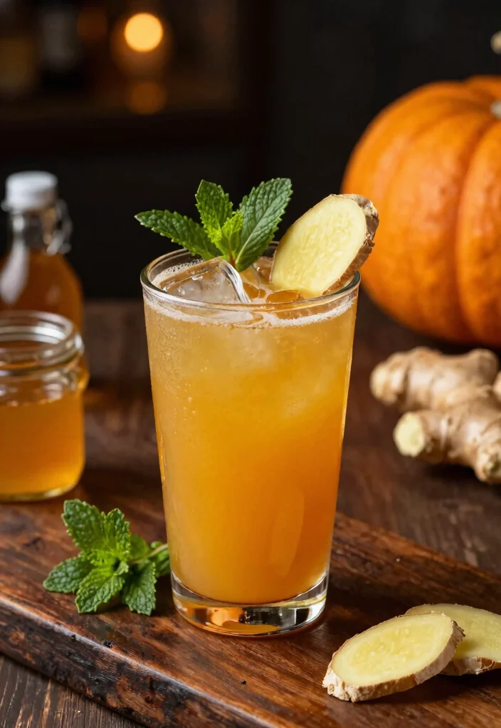 18 Pumpkin Old Fashioned Cocktail Recipes for Autumn - 4. Ginger Pumpkin Old Fashioned 1