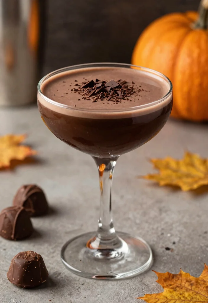 18 Pumpkin Old Fashioned Cocktail Recipes for Autumn - 7. Chocolate Pumpkin Old Fashioned 1