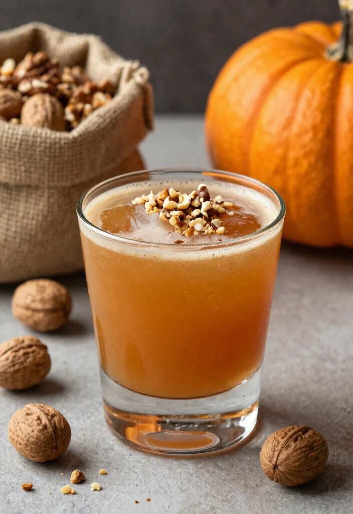 18 Pumpkin Old Fashioned Cocktail Recipes for Autumn - 8. Nutty Pumpkin Old Fashioned 1