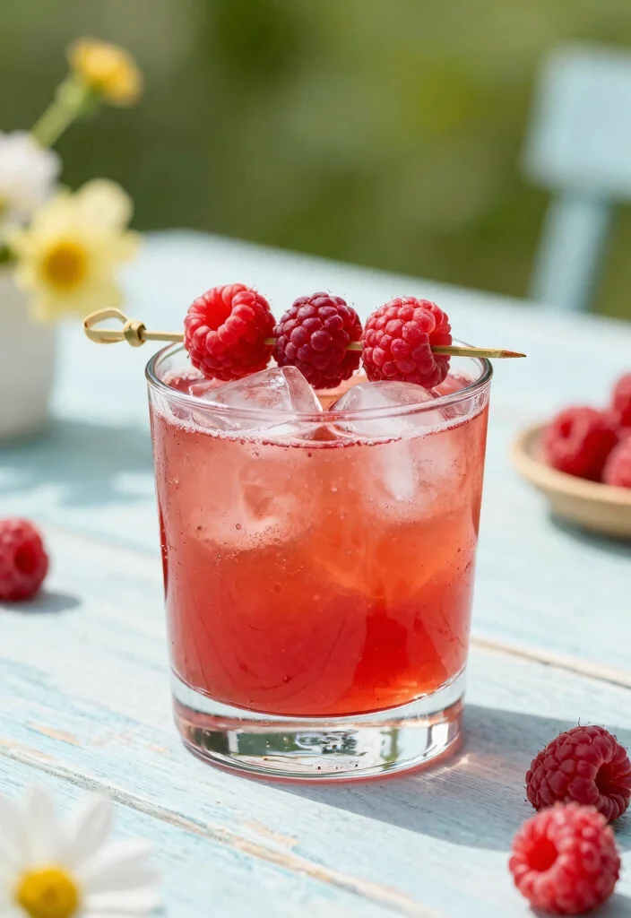 18 Rum Old Fashioned Cocktail Recipes with Caribbean Notes - 12. Raspberry Rum Old Fashioned 1
