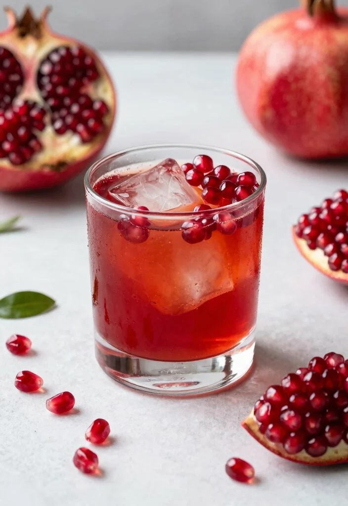18 Rum Old Fashioned Cocktail Recipes with Caribbean Notes - 15. Pomegranate Rum Old Fashioned 1