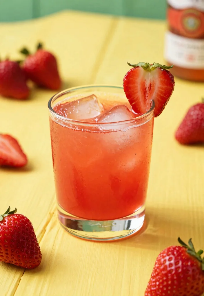 18 Rum Old Fashioned Cocktail Recipes with Caribbean Notes - 18. Strawberry Rum Old Fashioned 1